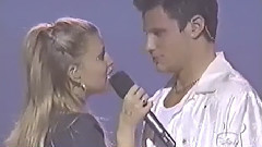 Nick Lachey & Jessica Simpson Disney Concert